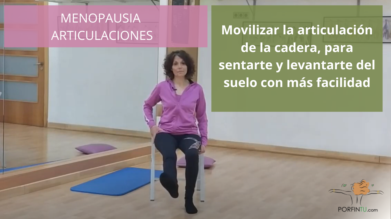 Movilizar la articulación de la cadera, para sentarte y levantarte del suelo con más facilidad